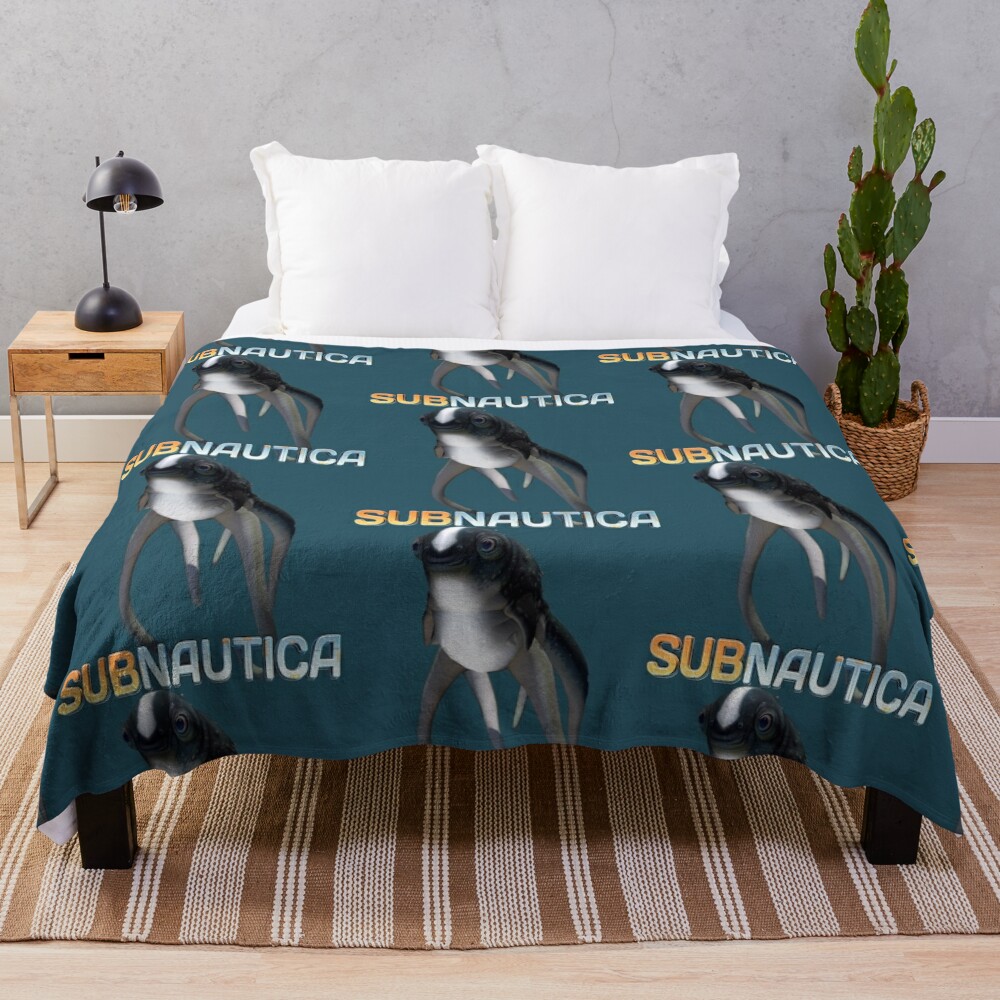 Subnautica - Cuddlefish Throw Blanket